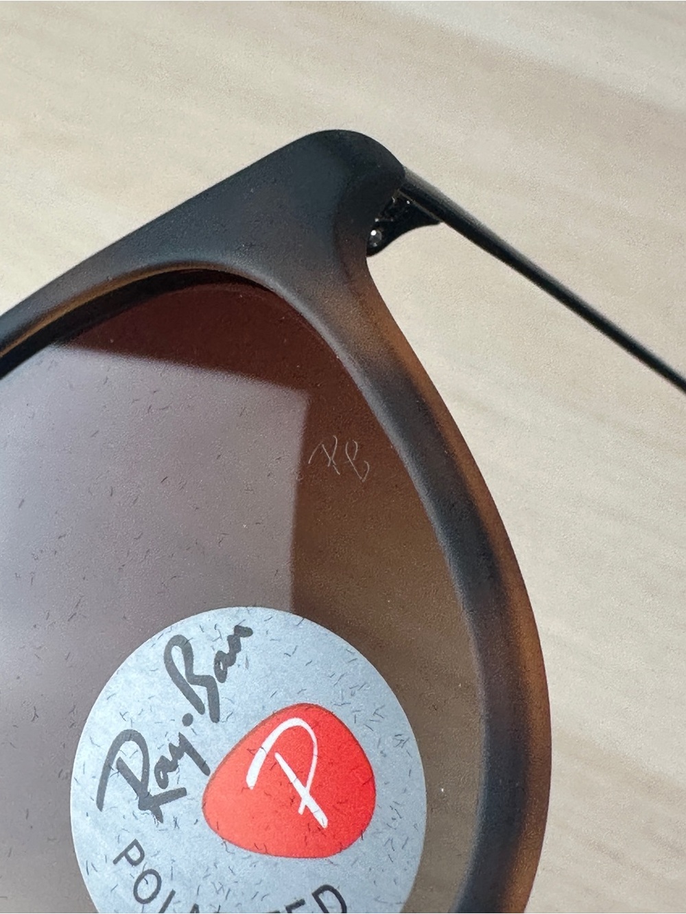Ray-Ban Tortoise Frame Sunglasses with Brown Gradient Lenses - Picture 5 of 5